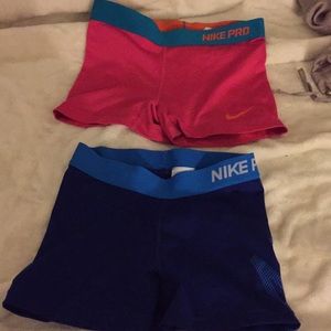 NIKE pro spandex shorts